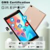 10.1 inch Tablet, Android 12 Tablets with Stand, 12GB RAM 128GB ROM (512GB Expandable Storage), HD IPS Screen, 2.0MP Front Camera, 8.0MP Rear Cam