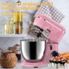 AILESSOM 3-IN-1 Electric Stand Mixer, 660W 10-Speed With Pulse Button, Attachments include 6.5QT Bowl, Dough Hook, Beater, Whisk for Most Home Co