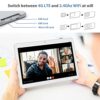 TOSCiDO Tablet 10 Inch 8 Core Android 12,4GB RAM,64GB,8000 mA Battery,Dual SIM 4G LTE,WiFi,BT5.0,GPS,Google GMS Certified Tablet PC With Tablet c