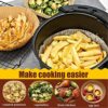 Air Fryer with Rapid Air Circulation,5.5L Digital Touchscreen Air Fryers Oven for Home Use, Preheat ,Timing and Fully Adjustable Temperature for