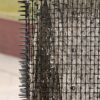 Yukiyi 12pcs 15.5 * 20cm Anti Cat Spikes Plastic Scat Mat with Repellent Mats Prickle Stirp Pet Deterrent Net 8 U-shaped Pegs for Garden, Fence