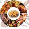 3 Layer Stainless Steel Air Fryer Rack,Air Fryer Accessories for Ninja,Tower,Reusable Air Fryer Silicone Liner,Kitchen Gloves,Air Fryer Silicone