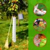4pcs Tree Trunk Protectors, Plastic Spiral Tree Guards 2 Sizes Tree Bark Protectors for Protecting Saplings Plants from Rodents Deer Rabbit Mower
