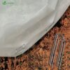 VOUNOT Garden Fleece with 10 Pegs, 50gsm Horticultural Fleece, Frost Winter Plant Protection Cover 1.5 x 10 m