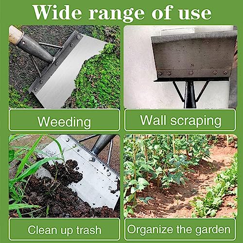 Multifunctional Cleaning Shovel Outdoor Garden Cleaning Shovel 20CM Multi-Functional Garden Cleaning Shovel Flat Shove, Multifunctional All-Steel