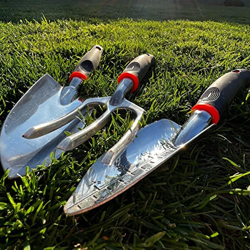 Gardi Black & Orange Hand Trowel for Weeding, Moving, Planting & Digging