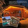 Svater Outdoor String Lights LED 96FT/29m, S14 2Pack 48FT Festoon Lights Mains Powered with 30+2 2W Glass Bulbs, IP65 Waterproof Garden String Li