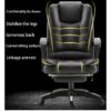 Gaming Chair Lying Massage Lifting Rotatable Armchair Footrest Office Adjustable Swivel Leather Executive Massage Chair