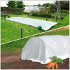 VOUNOT Garden Fleece with 10 Pegs, 50gsm Horticultural Fleece, Frost Winter Plant Protection Cover 1.5 x 10 m