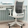 SLNFXC Home Computer Chair Ergonomic Office Chair Lift Swivel Chairs Mesh Staff Chair Chaise