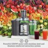 Sage BJE430SIL the Nutri Juicer Cold Fountain Centrifugal Juicer - Silver