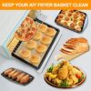 Air Fryer Paper Liners Disposable, 120PCS Unbleached Air Fryer Parchment Paper for Ninja Foodi Dual Air Fryer, 5.5x8in Nonstick Air Fryer Liners