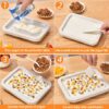 YOPOTIKA Ice Cream Rolle Maker Pan Instant DIY Ice Cream Roller Plate with 2 Spatulas for Making Frozen Yogurt Softserve Instant Cold Plate at Ho