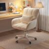 office chair gaming chair computer chair Ropin Pink Makeup Chair Wheels Desk and Chair Personal Armchair Dormitory Home Apartment Furniture