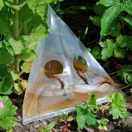 SLUG TRAPPER - 20 Slug Traps for Indoor and Outdoor - Disposable Garden Snail and Slug Beer Traps, Pet Safe & Pet Friendly Repellent, Home and Ga