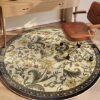 Liveinu Office Chair Mat for Hardwood & Tile Floor, Round Computer Gaming Rolling Chair Mat, Under Desk Low-Pile Rug, Large Anti-Slip Floor Prote
