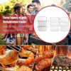 RUANI Air Fryer Rack for Ninja Dual Air Fryer 304 Stainless Steel Multi-Layer Dehydrator Rack Toast Rack Air Fryer Accessories