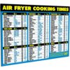 Air Fryer Cheat Sheet Magnet - Extra Large Easy to Read Airfryer Accessory - Magnetic Air Fryer Cooking Times Chart, Kitchen Gadget Reference Gui