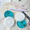 2 Pairs Tobacco Herb Grinder Mould Silicone Resin Mould Spice Mills Grinder Mold Crusher Epoxy Casting Mould for Herbal DIY Crafts