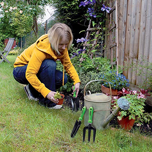 Draper 83972 Easy Find Gardening Hand Tool Set - Green (3-Piece),34x20.5x4.3 cm