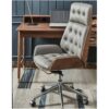 NXYJD Executive Massage Ergonomic Swivel High Back Thick Cushion PU Leather Office Chair