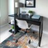 Topotdor Home Office Chair Mat,Abstract Desk Chair Mats for Hardwood Floor,Computer Chair Mat for Rolling Chair Non Slip Washable Floor Protector
