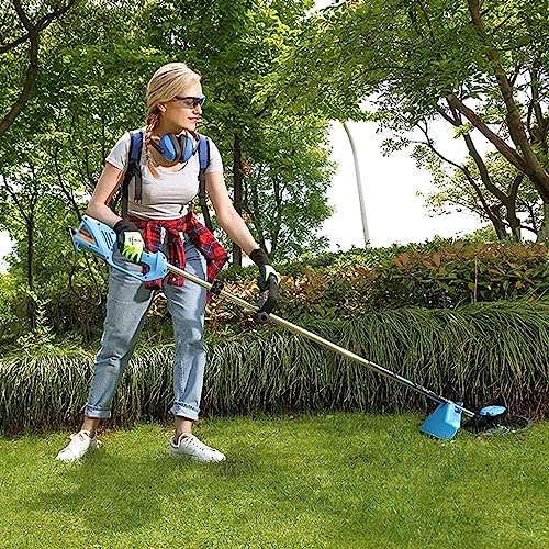 ELzEy Cordless String Trimmer Household Portable Electric Lawn Mower Multifunctional Garden Trimmer 48V/6Ah 12Ah 20Ah Cordless Weeder 800W Motor