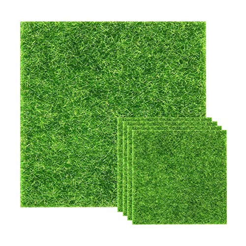 N//A Green Realistic Artificial Grass Turf, Indoor Outdoor Fake Grass Rug, Synthetic Garden Lawn For Garden Landscape Balcony office home decorat