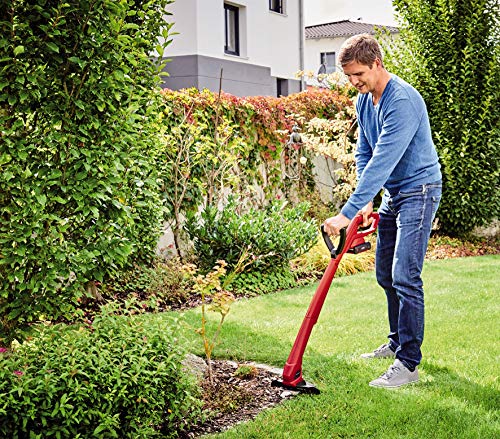 Einhell Power X-Change Lightweight Cordless Strimmer - 18V Battery Grass Trimmer, 24cm Cutting Width, Includes 20 x Blades - GC-CT 18/24 Li P Sol