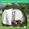 Bike Storage Tent, Outdoor Large Storage Sheds Covers for 4 Bikes, Waterproof Lawn Mower Garden Tools Shed Backyard Storage Tent Shelter