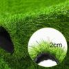Artificial Grass 1m X 1m Realistic Astro Turf Fake Grass Roll Replacement Artificial Turf Natural Indoor Outdoor Artificial Grass Underlay for Ga