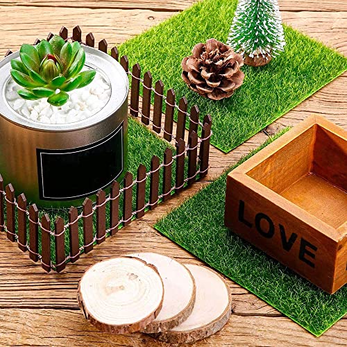 N//A Green Realistic Artificial Grass Turf, Indoor Outdoor Fake Grass Rug, Synthetic Garden Lawn For Garden Landscape Balcony office home decorat