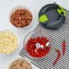 Sifenma Multi-Function Manual Food Chopper & Processors with Handle and Cover,Vegetable Chopper Shredder,Garlic Chopper,Suitable for Onions Garli