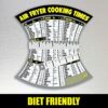 Air Fryer Cheat Sheet Magnet - Extra Large Easy to Read Airfryer Accessory - Magnetic Air Fryer Cooking Times Chart, Kitchen Gadget Reference Gui