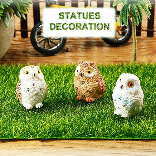 Mudder 10 Pieces Artificial Garden Grass Fairy Grass Lawn Miniature Ornament Garden Dollhouse DIY Simulation Moss Craft for Garden Dollhouse Deco
