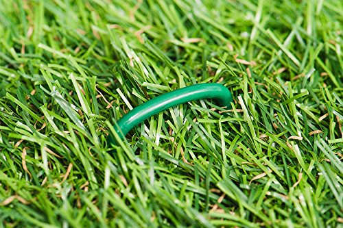 Pack of 50 Multipurpose Heavy Duty U Pins Grass Turf Steel Galvanised Metal Tent Pegs (Pack of 50)