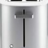 ZWILLING ENFINIGY Long Slot Toaster, 3 Automatic Programs, 7 Degree Toasting, Shut Off Function, for 4 Short or 2 Long Slices, Silver