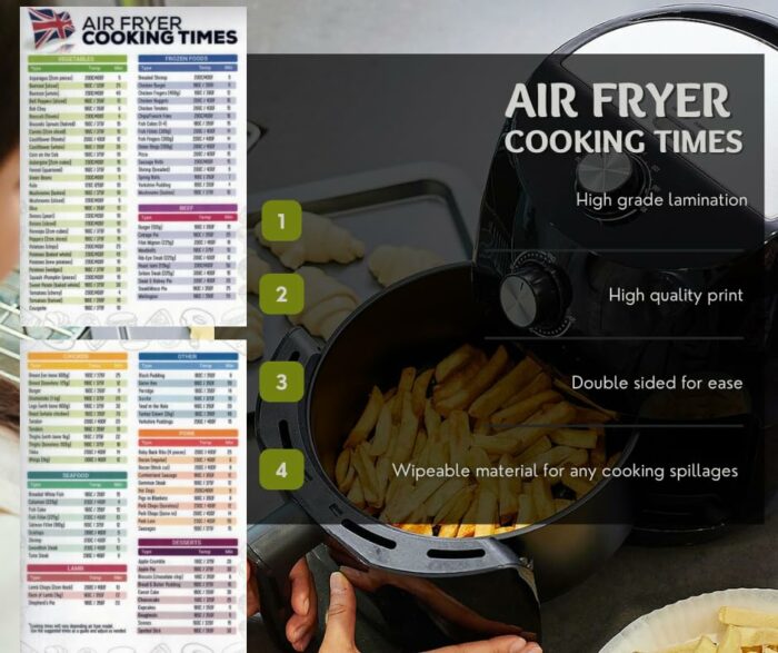 S STEEN Air Fryer Cooking Times UK | airfryer Accessories | air Fryer Cheat Sheet UK | air Fryer Accessories | Ninja Accessories UK | air Fryer C