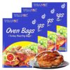 WRAPOK Large Turkey Roasting Bags Cooking Oven Chicken Bag For Meat Poultry Fish Seafood Vegetable - 4 Bags (17 x 21.5 Inch)