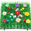 Toyland® 24cm x 24cm Decorative Grass Patch - Perfect For Easter Gardens - Fairy Gardens - School Projects