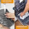 Watson Homeware Air Fryer Silicone Liner Set - 5 pcs - Compatible with Ninja AF300/400 Dual - Silicone Mittens - Oil Brush - Reusable, Dishwasher