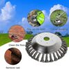 8'' Grass Trimmer Cutter Head For Garden Lawn Mower, Cone Steel Wire Wheel Garden Weed Brush, Sharp, Highly Efficient, Strimmer Wire Brush Head W