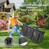 LUKEO Garden Furniture Storage Box Outdoor Furniture 290 L Protective Cover Garden Deck Box Cabinet Cover Waterproof Durable Storage