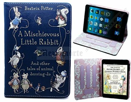 For Apple iPad Mini 1 2 3 4 5 Peter The Rabbit Classic Book Vintage Anime Cartoon Case Cover