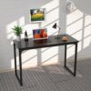 Foxemart Writing Computer Table Modern Sturdy Office Desk 32" PC Laptop Notebook Study Desk for Home Office Workstation, Black