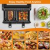 2Pcs Air Fryer Rack for Ninja Dual Zone Air Fryer, 304 Stainless Steel Multi-Layer Rack, Air Fryer Accessories Dehydrator Rack Compatible with Ni