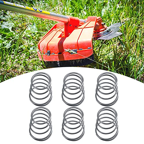 ViaGasaFamido 5PCs Lawn Mower Spring Metal Spring Brush Cutter Spring Grass Trimmer Head Springs Universal Brush Cutter Parts Lawn Mower Accessor
