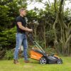 Yard Force 40V 37cm Cordless Lawnmower with lithium ion battery & quick charger LM G37A - GR 40 range