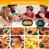 Silicone Air Fryer Liners, 8'' Square 4 to 7 QT Reusable Heat Resistant Food Grade Airfryer Silicone Liners Inserts Baskets Bowl Accessories for