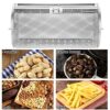 YAYODS Rotisserie Basket, 23x11.7CM Stainless Steel Rolling Grilling Basket, 360° Rotating Tower Rotisserie Basket for Tower Air Fryer, Rotisseri